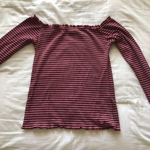 Hollister off the shoulder top